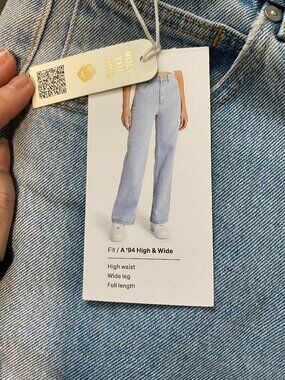 👖 Abrand Rolla’s “A ’94 High & Wide” Jeans | Size 33 | NWT 👖